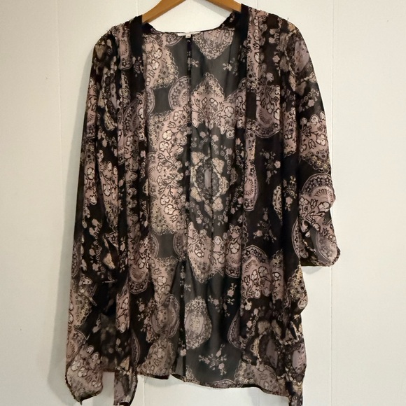 Maurice’s Wallflower Multicolor Open Front Kimono - Picture 3 of 8